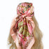 90*90cm Silk Scarf Headwraps For Women Fashion Accessory